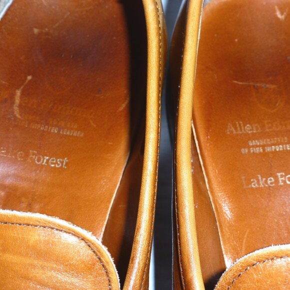 Allen Edmonds Lake Forest Men's Leather Shoes Size: 9 EEE Brown PLEASE READ - Picture 11 of 12